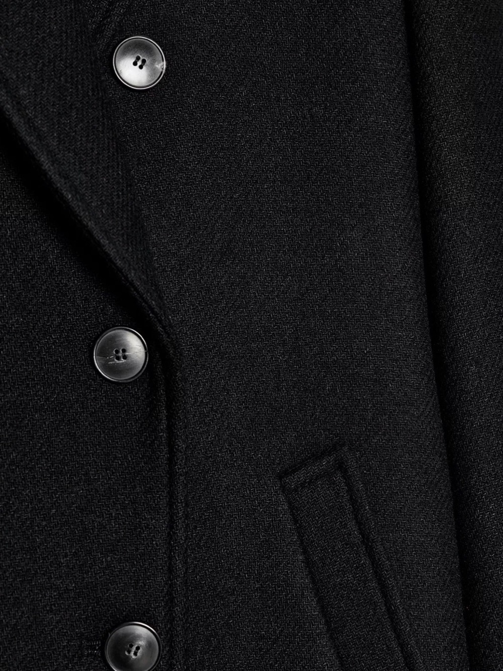 Zara Classic DOUBLE-BREASTED LONG COAT size S - Picture 4 of 8